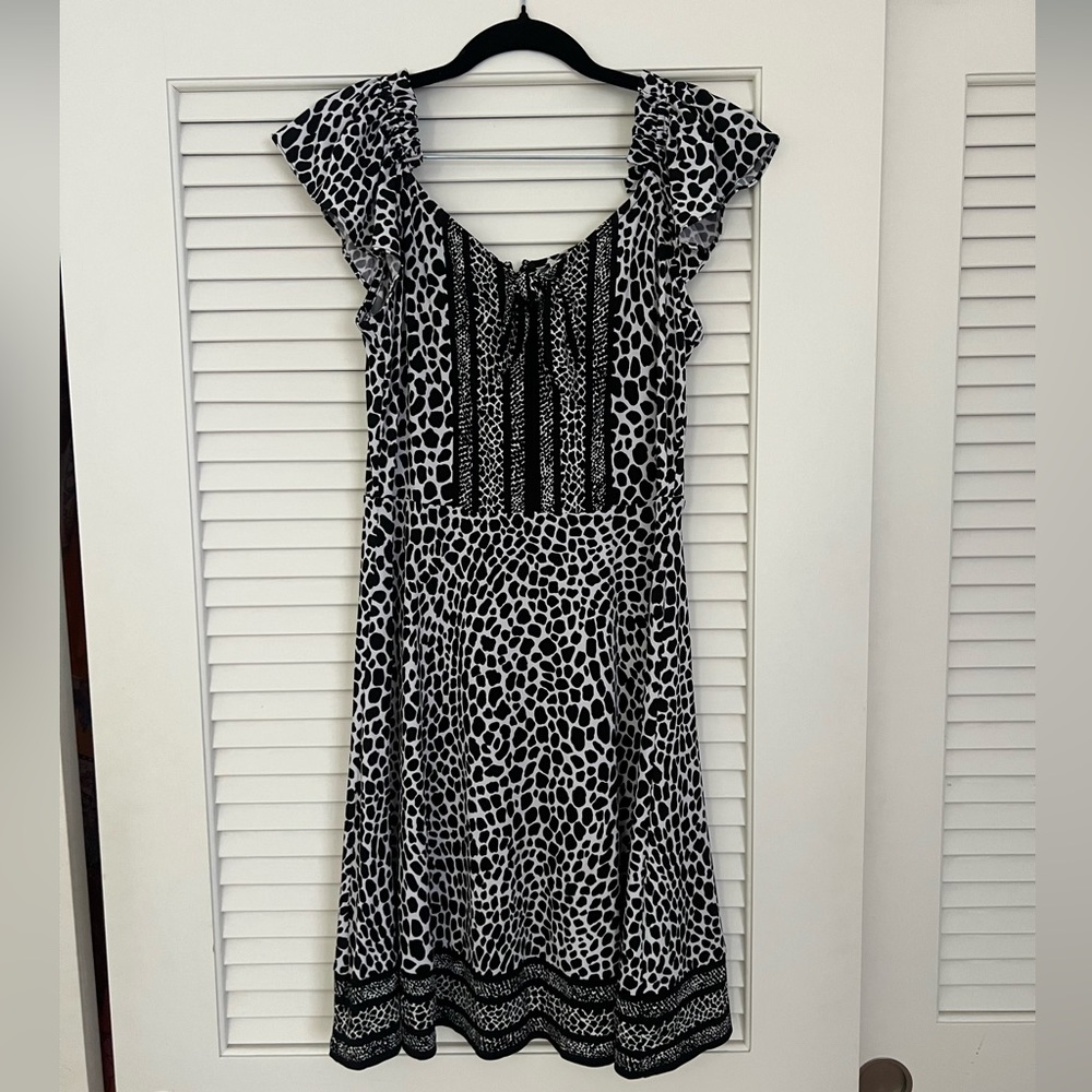 NWT Michael Kors Black and White Dress